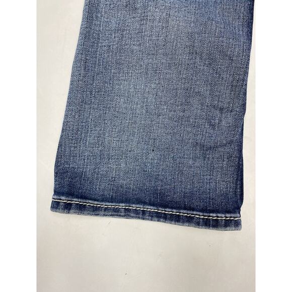 Miss Me Jeans 31x32 Wing Embroidery Mid Rise Easy Boot Bling Flap Pockets - Picture 3 of 12